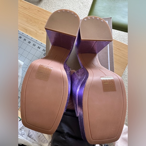 Dolce Vita Marsha Heels in Electric Violet Size - Picture 2 of 5